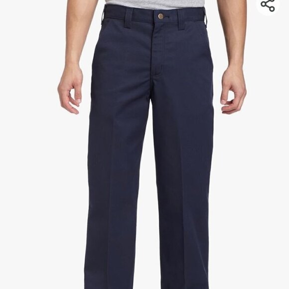 Carhartt Men's Size 40x34 Blended Twill Work Navy Blue Chino Pants - Picture 1 of 10